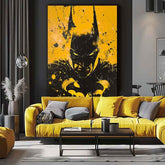 Immagine DARK KNIGHT su tela | Dettagli in acrilico